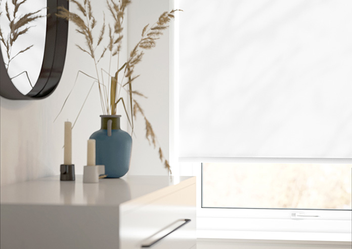 Verona, Pure White - Roller Blind - Image 5